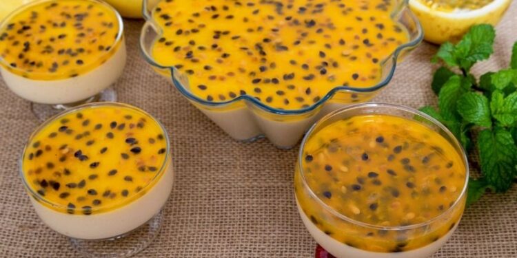 Mousse de maracujá natural